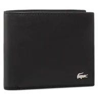 Portfele - Duży Portfel Męski Lacoste Small Billfold NH1115FG Czarny - miniaturka - grafika 1
