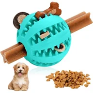 Zabawki dla psów - Gumowa Piłka dla Psa Zabawka na Przysmak Smaczki Gryzak Kula 5 cm - miniaturka - grafika 1