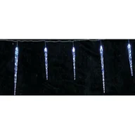 Oświetlenie świąteczne - Lampki zewnętrzne kurtyna sople 40 LED 3 m zimny biały - miniaturka - grafika 1