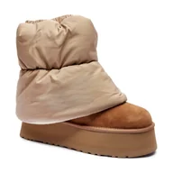 Śniegowce damskie - UGG Skórzane śniegowce MINI DIPPER PUFFER z dodatkiem wełny - miniaturka - grafika 1