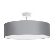 Lampy sufitowe - Nowodvorski Lampa wisząca plafon VIOLET GRAY wys. 28cm szary 7960 - miniaturka - grafika 1