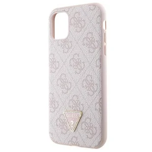Etui Guess GUHCN61P4TDSCPP na iPhone 11 / Xr - różowe Crossbody 4G Metal Logo - Etui i futerały do telefonów - miniaturka - grafika 5