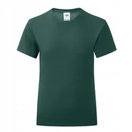 Koszulki dla dziewczynek - Koszulka Dziewczęca Iconic Forest Green r. 5-6(116) - miniaturka - grafika 1