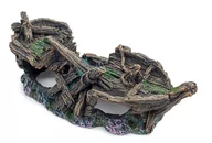 Dekoracje do akwarium - Ozdoba akwariowa Happet R091 statek wrak 18 cm - miniaturka - grafika 1