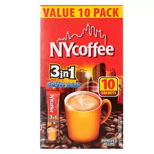 Kawa Rozpuszczalna Instant Napój Kawowy 3in1 3w1  Coffe NYcoffe 10szt - Kawa - miniaturka - grafika 1