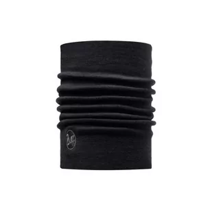 BUFF Chusta wielofunkcyjna HEAVYWEIGHT MERINO WOOL Solid Black - Czapki i chusty sportowe damskie - miniaturka - grafika 1
