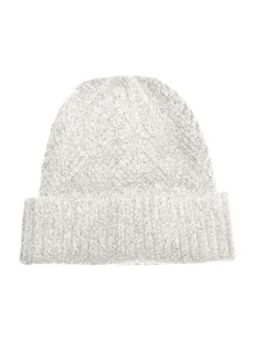 ONLY Czapka w kolorze białym - Czapki damskie - miniaturka - grafika 1