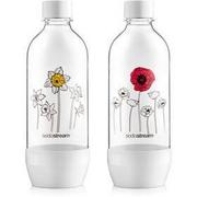 Shakery i bidony sportowe - Sodastream SodaStream butelki 2x1l Jet X kwiaty 0000011447 - miniaturka - grafika 1