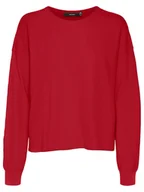 Swetry damskie - Vero Moda Sweter w kolorze czerwonym - miniaturka - grafika 1