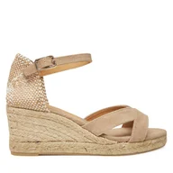 Espadryle damskie - Espadryle Castañer Bruna/9/002 025678 Beżowy - miniaturka - grafika 1