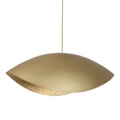 Lampy sufitowe - Lampa wisząca Sona 41099 nad stół do kuchni zwis kapelusz złota - miniaturka - grafika 1