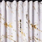 Zasłony - Zasłona welwetowa ENDLESS CHIC GOLD 140x270 na taśmie - miniaturka - grafika 1