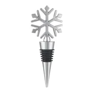 Shakery barmańskie - Stopper Do Wina Gwiazdka 11,5X4,5X2 Cm Srebrna - miniaturka - grafika 1