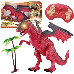 Dinozaur Smok Zdalnie Sterowany Rc Światło Dżwięk Chodzi Ryczy Świeci Duży - Zabawki interaktywne dla dzieci - miniaturka - grafika 1