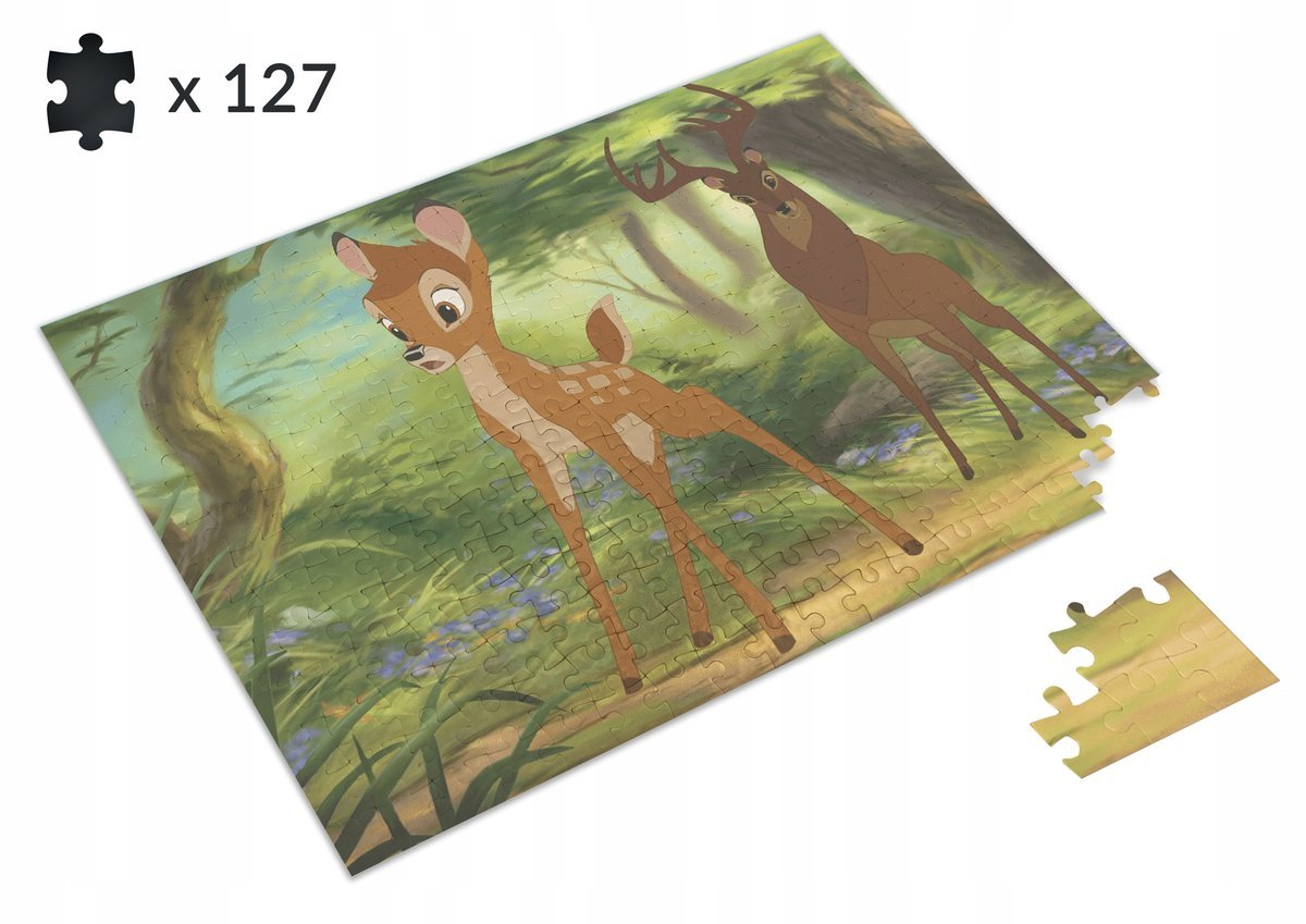 Puzzle Jelonek Bambi Bajka + Imię Dziecka Prezent
