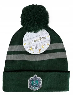 Czapka Zimowa Harry Potter Slytherin Zielona - Czapki damskie - miniaturka - grafika 1