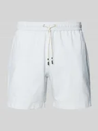 Kąpielówki męskie - Spodenki kąpielowe z elastycznym pasem - miniaturka - grafika 1