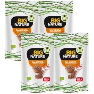 Big Nature Kasza gryczana palona Zestaw 4 x 800 g Bio - Kasza - miniaturka - grafika 1