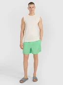 Spodenki męskie - 4F Spodenki casual męskie - zielone 3XL - miniaturka - grafika 1