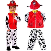 Stroje karnawałowe - Strój Kostium Przebranie Psi Patrol Marshall Paw Patrol S 98-110 - miniaturka - grafika 1