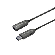 Kable USB - Kabel USB VivoLink USB-A - USB-A 5 m Biało-czarny (PROUSB3AAF5) - miniaturka - grafika 1