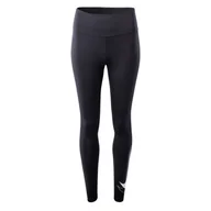 Legginsy - Damskie Legginsy NIKE W NK DF SWSH RUN 7/8 TGT DD5278-010 – Czarny - miniaturka - grafika 1