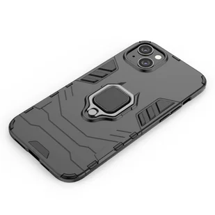 Ring Armor etui do iPhone 14 pancerny pokrowiec uchwyt magnetyczny ring czarne - Etui i futerały do telefonów - miniaturka - grafika 12