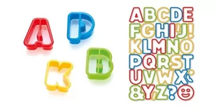 Tescoma Foremki do ciastek alfabet Delicia Kids 34 szt. 630925 - Formy do ciast - miniaturka - grafika 1