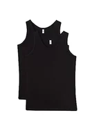 Koszulki męskie - Dagi Męski tank top, czarny, rozmiar L, 2 sztuki w opakowaniu, czarny, L - miniaturka - grafika 1