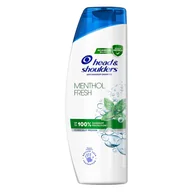 Szampony do włosów - Head&Shoulders, Menthol Fresh, Przeciwłupieżowy Szampon do Włosów, 400ml - miniaturka - grafika 1
