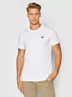 Koszulki męskie - La Martina T-Shirt CCMR04 JS206 Biały Regular Fit - miniaturka - grafika 1