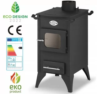 Piec kominek kuchnia węglowa fajerka 6-8kW (średnica wylotu spalin: 130 mm) - spełnia anty-smogowy EkoProjekt 99680052 - Kuchnie węglowe - miniaturka - grafika 1