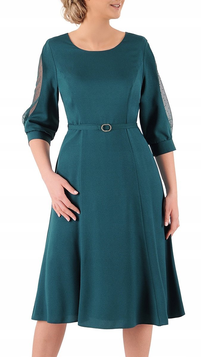 Sukienka Milena 44 letnia damska na wesele elegancka na komunie wizytowa