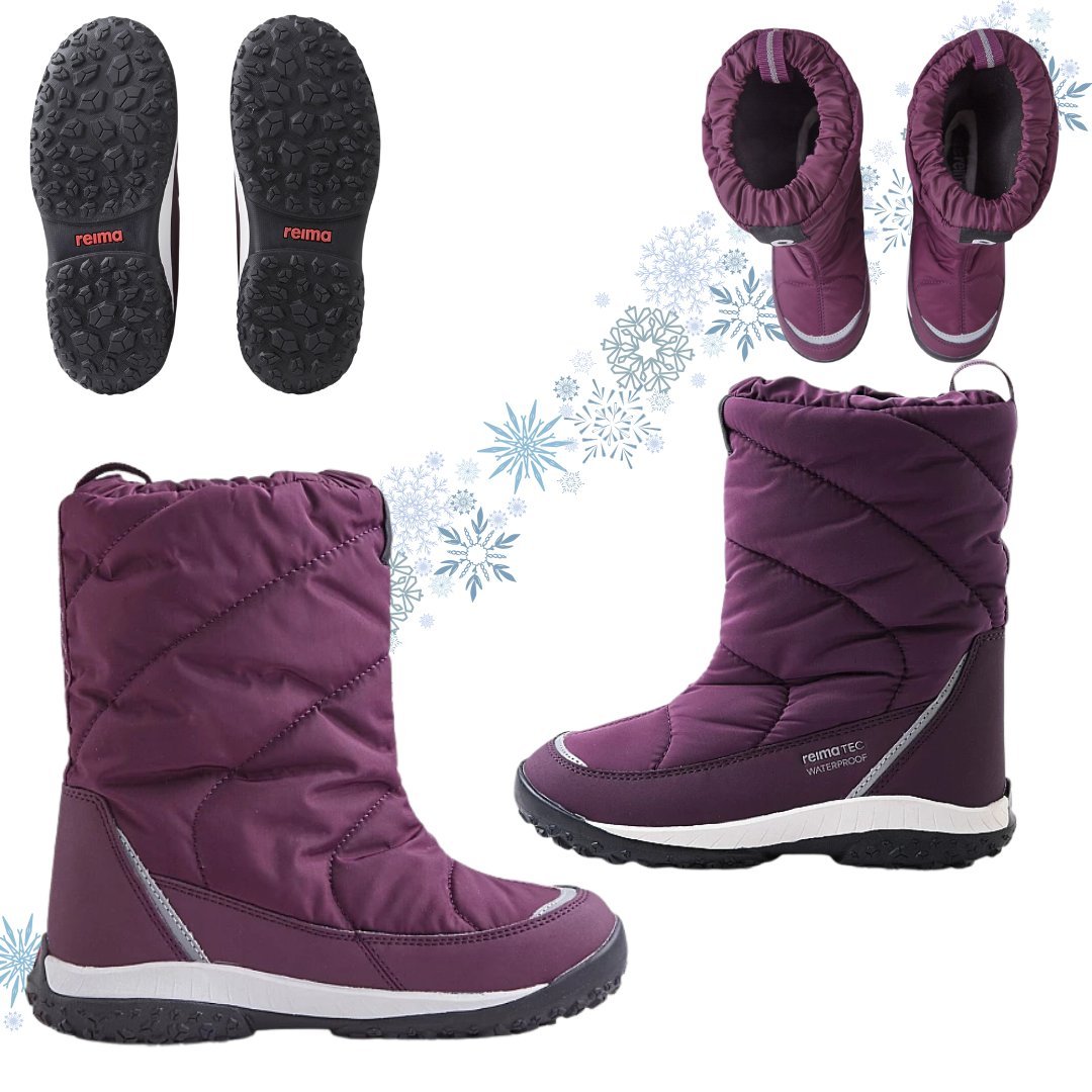 Buty zimowe śniegowce dla dziewcząt Reima Kinoskin 5400033A r.32