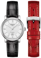Zegarki damskie - Zegarek Tissot T122.207.16.036.01 CARSON PREMIUM AUTOMATIC LADY - miniaturka - grafika 1
