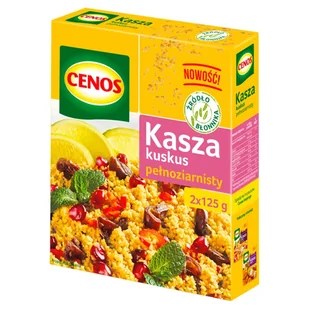 Cenos - Kasza kuskus pełnoziarnisty - Kasza Cenos - Kasza kuskus pełnoziarnisty - Kasza - miniaturka - grafika 1