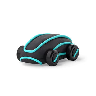 Hey Clay Masa Plastyczna Cyber Auto Niebieskie - Masy plastyczne - miniaturka - grafika 4