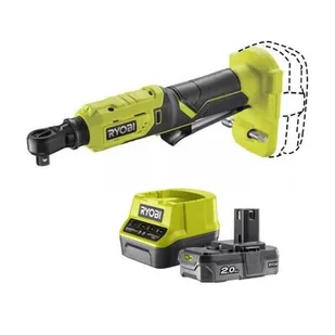Klucz RYOBI R18RW2-0 + Akumulator RYOBI ONE+ RC18120-120 2Ah 18V + ładowarka - Klucze udarowe - miniaturka - grafika 1