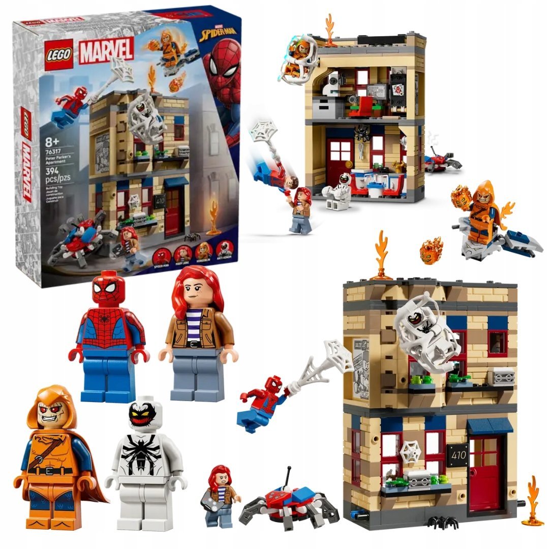 Lego Marvel Super Heroes 76317 Mieszkanie Petera Parkera Spider Man