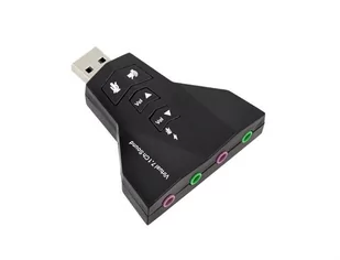 APTEL Karta dźwiękowa muzyczna USB 7.1 AK103D - Czytniki kart pamięci - miniaturka - grafika 1