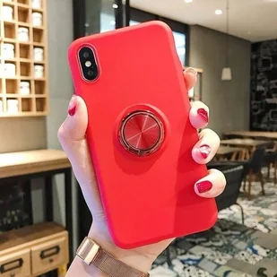 ETUI SILICONE RING IPHONE 11 PRO CZERWONY standard - Etui i futerały do telefonów - miniaturka - grafika 1