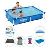 Baseny ogrodowe - Bestway Steel Pro 221x150x43 cm Rechteckig - oferta basenów kąpielowych - miniaturka - grafika 1