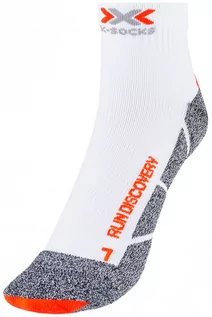 Skarpetki męskie - X-Socks Run Discovery Skarpetki, biały/szary EU 42-44 2022 Skarpety do biegania XS-RS18S20U-W008-42/44 - grafika 1