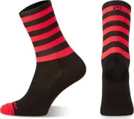 Skarpety termoaktywne - Accent Skarpetki kolarskie Accent Stripe Long, czarno-czerwone, M 39-41 - miniaturka - grafika 1