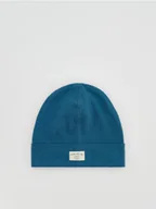 Czapki damskie - Reserved - Czapka z naszywką - granatowy - miniaturka - grafika 1