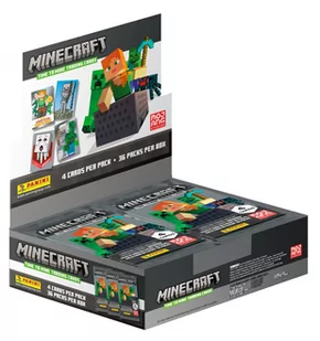 Minecraft Time To Mine Trading Cards  Cards Box 36 Saszetki z Kartami - Czasopisma - miniaturka - grafika 1
