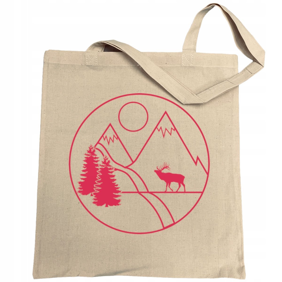 Torba na zakupy turystyczny nadruk GÓRY JELEŃ