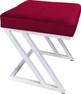 Pufy i podnóżki - Atos Pufa ZETA LOFT taboret podnóżek podstawa biała MG31 - miniaturka - grafika 1