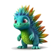 Pasmanteria - Naprasowanka Dinozaury śmieszne zabawne 19 - miniaturka - grafika 1
