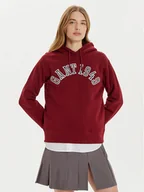 Bluzy damskie - Gant Bluza 1949 Arch Graphic 4201262 Czerwony Loose Fit - miniaturka - grafika 1